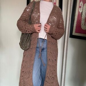 Free People Long Cardigan
